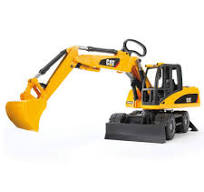 Bruder CAT Mini Excavator 02446 | 1:16 Scale Toy Digger with Rotating Cab,  Working Wheels, and Working Excavator Arm | Made in Germany for Indoor and  ...