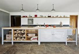 a retro english kitchen in hampshire