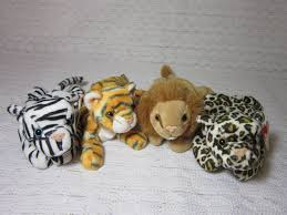 Black And White Beanie Baby Cat Collectible Wild Cat Ty Beanie Babies Roary The Lion India Wild Cats Baby Beanie Ty Beanie