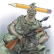 Usually, it goes no further than if even the leader' … Cartoon And Army By Damien Glez Politics Cartoon Toonpool