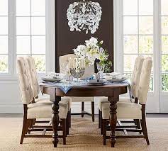 Bella Crystal Rectangular Chandelier Pewter 40 Long X 20 High Traditional Dining Rooms Dining Table Home Decor