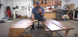 This sled rides on two rails, one on each side of the slab. 5 Tips For Making Better Live Edge Furniture John Malecki