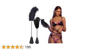 Ostrich Feather Tickler 2 Piece Set | Adult Sex Toys Whip and Riding Crop  Slapper | Bondageromance Kit for Couples : Amazon.com.au: Health, Household  & Personal Care