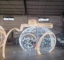 Decor Custom Commercial Project 3D Large LED Deco Motif Ball Arch Lights Christmas Light