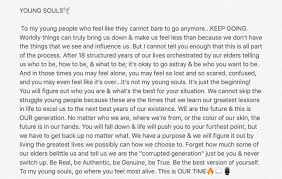 Young Souls Some Realness That I Wrote From The Heart You Re Not Alone Inspirational Quotes Note To Self Words