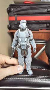 3d Printed A Halo Odst At Work Today How Did We Do 3d Printing Toys Prints 3d Printing