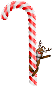 Transparent Large Christmas Candy Cane With Deer Png Clipart Christmas Candy Cane Christmas Candy Candy Cane Background