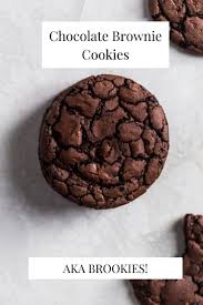 Chocolate Brownie Cookies No Chilling Frosting And Fettuccine Recipe Brownie Cookies Chocolate Brownie Cookies Cocoa Powder Cookies