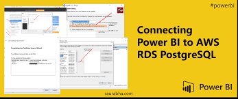 An important step after installation of rds is to change its configuration the details of the rds (available on page shown in first screenshot) are to be entered in the window that pops up. Connecting Power Bi To Aws Rds Postgresql Saurabha Joglekar