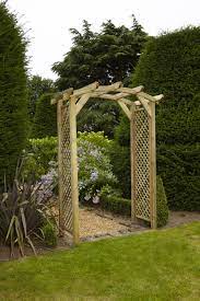 Woodshaw Dalton Curved Arch Simply Wood Garden Arches Wooden Garden Garden Arch