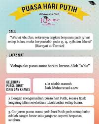 Sehingga bagi umat muslim yang memiliki utang selama bulan ramadan karena uzur, maka status hukum menjadi makruh. Puasa Hari Putih