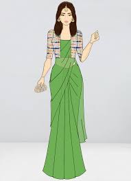 Shop Ethnovogue White Digital Printed Jacket Style Saree Made To Measure Dress For Women In All Sizes Iwbs02004426 Latest actress in saree and lehenga fashion. ethnovogue white digital printed jacket style saree