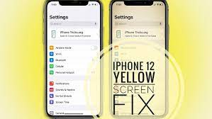How To Fix Iphone 12 Yellow Screen Display Problem