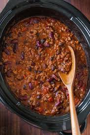 Classic Slow Cooker Chili Recipe Natashaskitchen Com In 2020 Slow Cooker Chili Recipe Slow Cooker Chili Slow Cooker Chili Beef