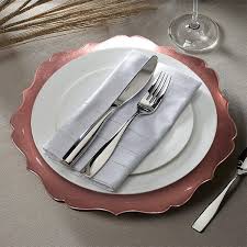 You can easily compare and choose from the 10 best charger plates for you. The Jay Companies 1270467 Round Rose Gold Scalloped Edge Plastic Charger Plate