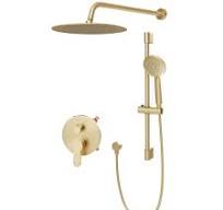 Gabrylly Shower System, High Pressure 12" Rain Shower Head ...