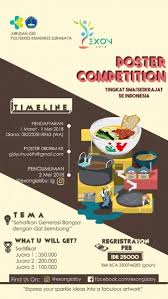 Poster tentang makanan khas nusantara terbaik / wawasan nusantara merupakan cara pandang terhadap bangsa indonesia dengan orientasi menjaga kesatuan dan persatuan untuk mencapai tujuan nasional. Contoh Poster Lomba Masak Ada Lomba