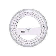 Graus m (genitive grauses, no plural). Transferidor Plastico 360 Graus Cristal 12cm Waleu Chanfrado Com 10 Unidades Transferidor Escolar Magazine Luiza