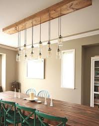Pin By Daniela On Dream Home Rustic Dining Room Lighting Diy Dining Table Dining Light Fixtures