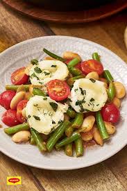 Mediterrane Bohnenpfanne Mit Ziegenkase Rezept Bohnenpfanne Ziegenkase Lebensmittel Essen