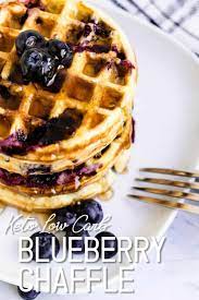 Blueberry Chaffle - Lowcarbingasian Recipe Waffle Maker Recipes Waffle Recipes Low Carb Keto Recipes