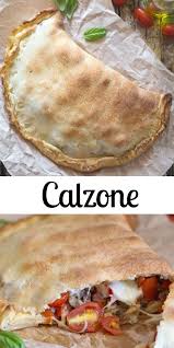 Calzone This Is A Quick And Easy Recipe That Is Basically A Pizza Stuffed With Fresh Tomatoes Pancetta Veggies And Mozzarell Calzone Cooking Recipes Recipes