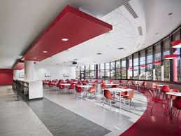 Verizon S New Jersey Offices Office Snapshots Cafeteria Design Commercial Office Design Canteen Design