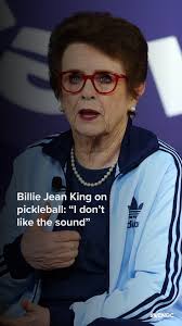 Tennis legend Billie Jean King shares her thoughts