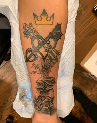 The top part of my kingdom hearts sleeve. Tattoo I Just Got Kingdomhearts