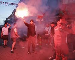 Celebrations and bottle-throwing on Dutch streets after dramatic Morocco win