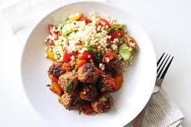 Meal prep made easy with this completely delicious moroccan chicken couscous salad recipe. Moroccan Meatballs And Pearl Couscous Salad By Cocoaandsalt Quick Easy Recipe The Feedfeed