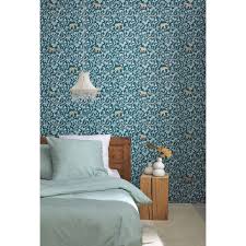 Papier Peint Wisdom Bleu Canard Dore Mystery Caselio Myy101596501 Papier Peint Mystery Et Papier Peint Intisse