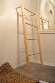 Home Decorative Wooden Ladder As A Perfect Towel Clothes Etsy Wooden Ladder Funky Furniture Decor