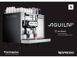 Nespresso Aguila 220 User Manual Pdf Download Manualslib
