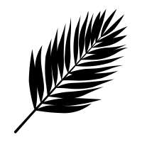 Tropical Leaves Collection Noun Project Black golden tropical plant border. tropical leaves collection noun project