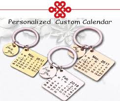 For Parents Lover Friend And Anyone You Want To Give Personalized Calendar Keychain Signature Calen Calendar Keychain Personalised Calendar Custom Calendar