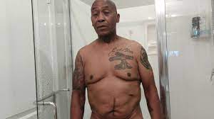 Naked black grandpa