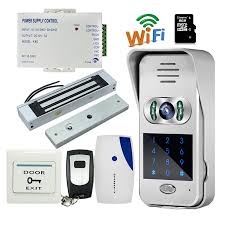 Recommended as the fastest unlocking method. Free Shipping Wireless Wifi Lan Code Unlock Doorbell 720p Video Intercom For Andriod Ios Phone 180kg Em Lock Indoor Bell Affi Ios Phone Wifi Code Wireless