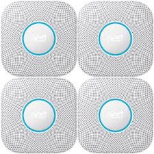 New google nest protect battery smoke and carbon monoxide. Google Nest Protect Wired Smoke Carbon Monoxide Alarm White 2nd Generation 4 Pack Beachcamera Com