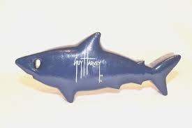 Guy Harvey Blue Shark Floating Keychain Foam Key Chain Lake Ocean Boating Boat Blue Shark Guy Harvey Blue
