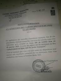 Tv'den de canlı yayınlanan seda sayan'ın sunumuyla gerçekleşen çekilişte joker numarasının da açıklanmasıyla çekiliş tamamlandı. Loterie Nationale Togolaise Lonato Home Facebook