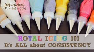 How To Get The Right Royal Icing Consistency Every Time Royal Icing 101 Youtube