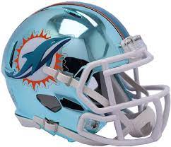 The official dolphins pro shop on nfl shop has all the authentic miami jerseys, hats, tees, apparel and more at nfl shop. Riddell Miami Dolphins Chrome Alternate Speed Mini Football Helmet Fanatics Footballhelmet Sport Football Helmets Mini Football Helmet Nfl Football Helmets