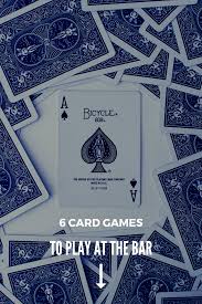 Canfield is one of the most popular one player card games out there. 6 Fun Card Games You Can Play Today Bar Games 101