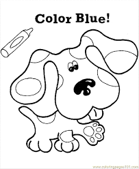 45 blue's clues coloring pages to print off and color. Blues Clues Pictures To Color Coloring Home