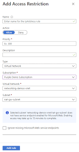The act of restricting or the state of being restricted 3. Azure App Service Access Restrictions Azure App Service Microsoft Docs