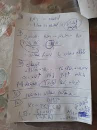 المذكرة تحتوي على مراجعة ليلة الامتحان وتوقعات امتحان الكيمياء لشهادة الثانوية العامة 2021 وتشمل العناصر الانتقالية في 7 ورقات ومراجعة التحليل الكيميائي ايضا في 7 ورقات والاتزان الكيميائي في 7 ورقات. 567oc0z7uygtrm