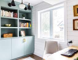 These deep colours evoke a little bit. Stylish Home Office Decor Before After Makeover The Sweetest Digs