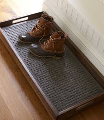 Rustic Wooden Boot Tray Entryway Shoe Boot Tray Entryway Shoe Storage