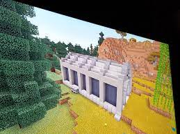 Thoughts Dont Usually Use Concrete Cause You Can T Make Slabs And What Not Grey Concrete Light Grey Concrete Stone Smooth Stone Minecraft Brown concrete house surround by body of water, architecture. thoughts dont usually use concrete